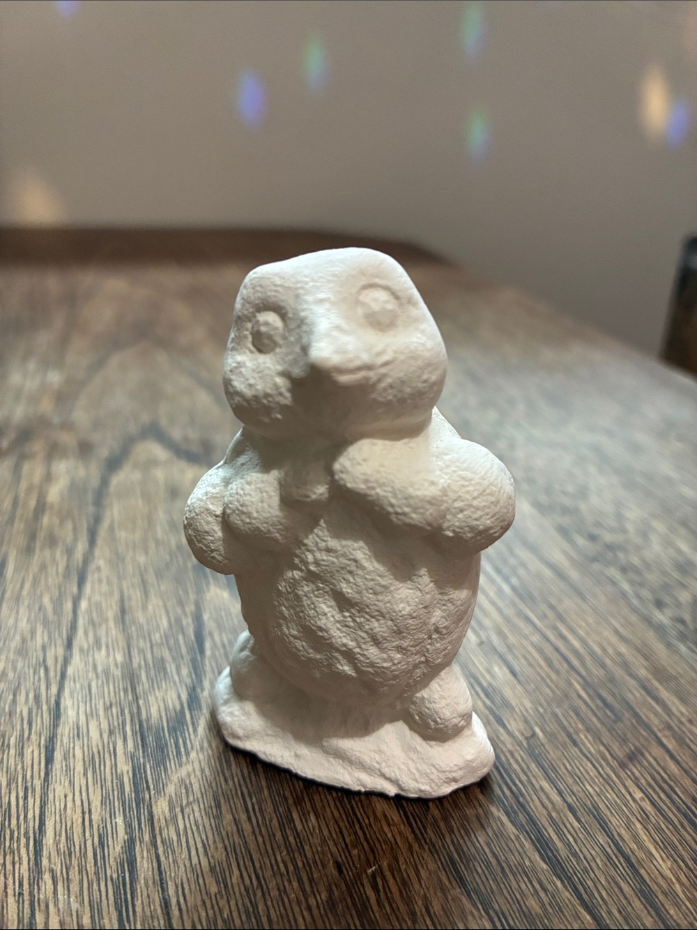 Bisque Ceramic Turtle Figurine